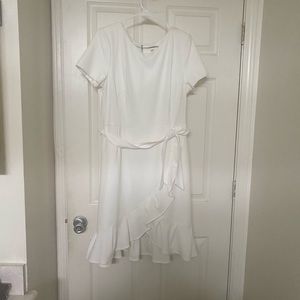 White cocktail dress